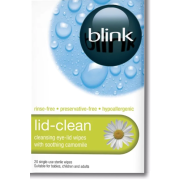 Blink lid clean