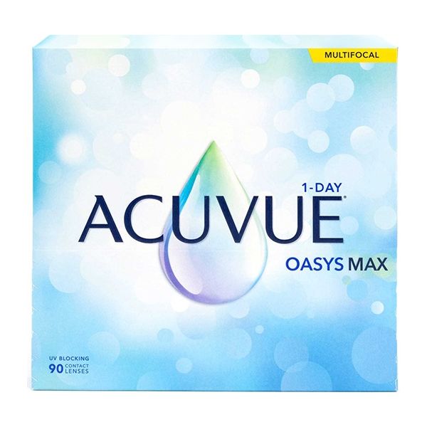 Acuvue Oasys MAX 1-Day Multifocal 90 - Lentilles de contact Acuvue Oasys MAX 1-Day Multifocal 90 - Lentilles de contact