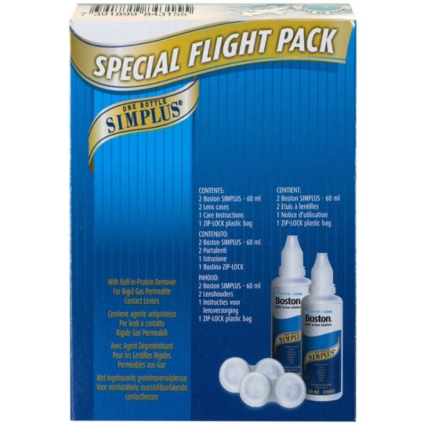 Boston Simplus Flight pack - Produit pour lentilles