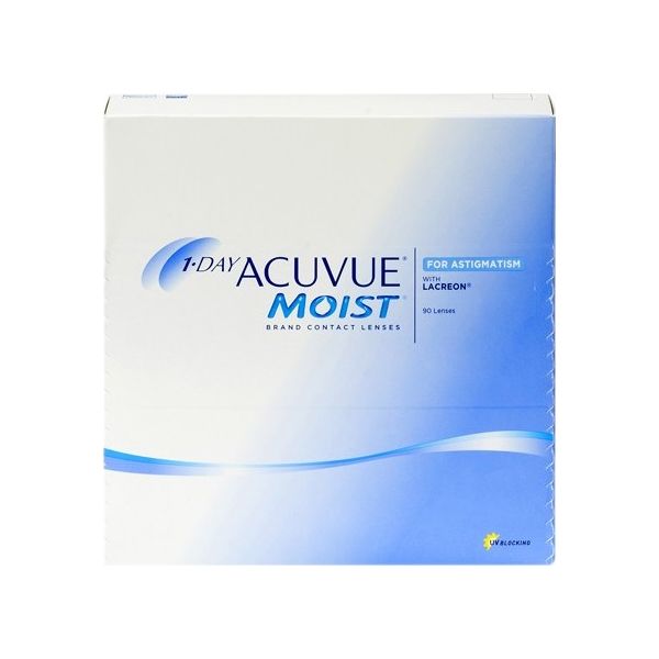 1 Day Acuvue Moist for Astigmatism 90 - Lentilles de contact 1 Day Acuvue Moist for Astigmatism 90 - Lentilles de contact