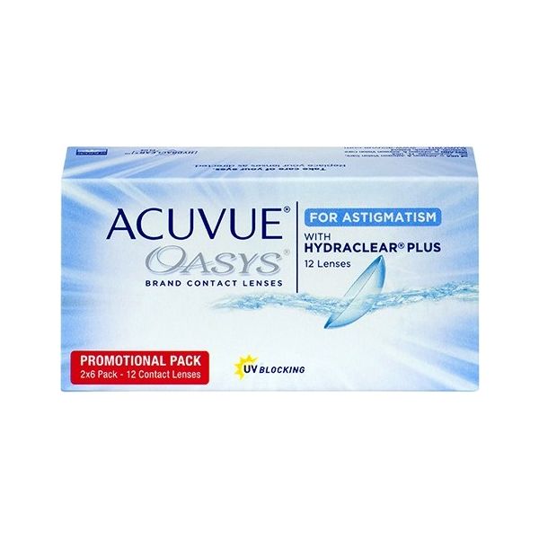 Acuvue Oasys 12 for Astigmatism - Lentilles de contact Acuvue Oasys 12 for Astigmatism - Lentilles de contact
