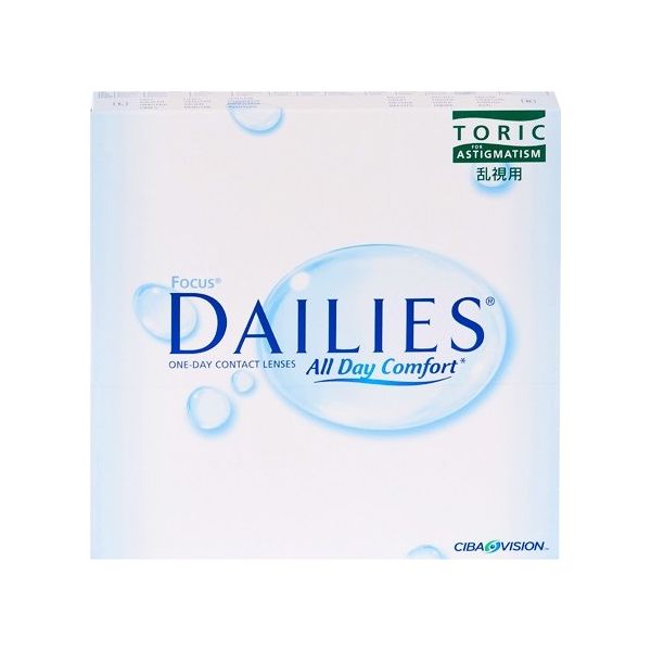 Focus Dailies All Day Comfort Toric 90 - Lentilles de contact Focus Dailies All Day Comfort Toric 90 - Lentilles de contact