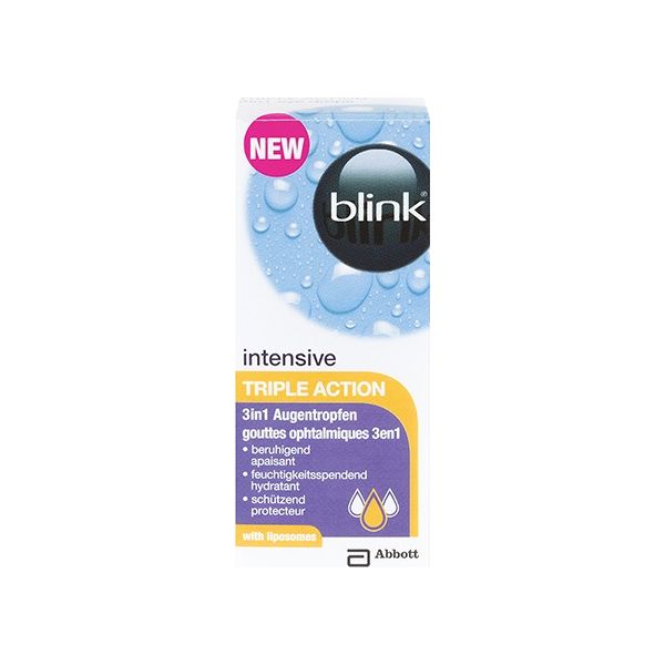 Blink Intensive Triple Action 10 ml - Produit pour lentilles