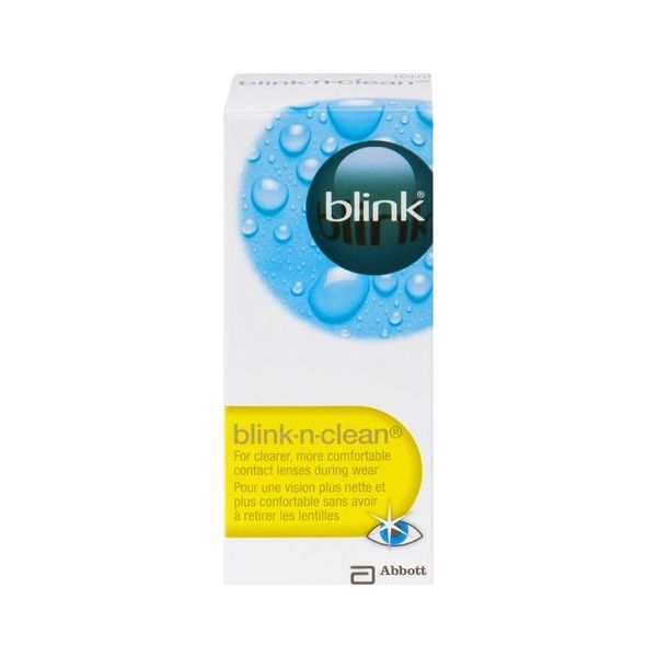 Blink-n-Clean 15ml - Produit pour lentilles Blink-n-Clean 15ml - Produit pour lentilles