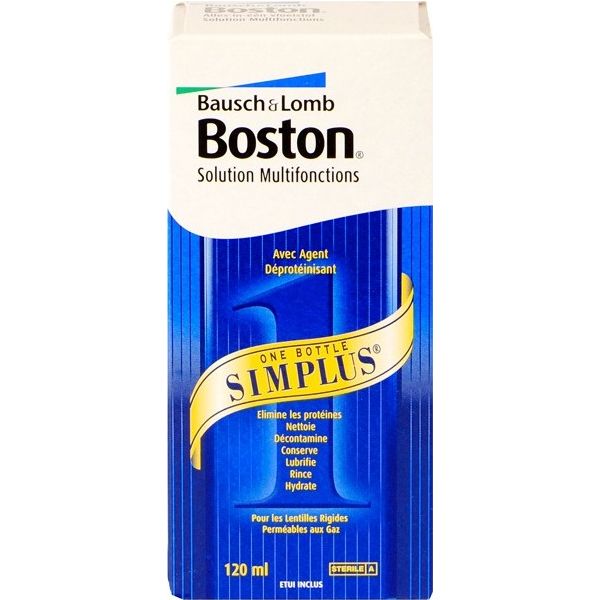Boston Simplus 120ml - Produit pour lentilles