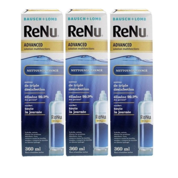 Renu Advanced 3x360 ml - Produit pour lentilles