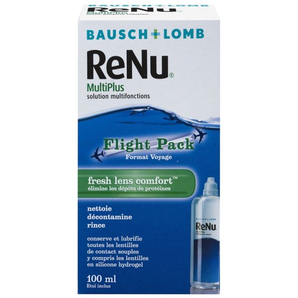 Renu Flight Pack 100ml - Produit pour lentilles
