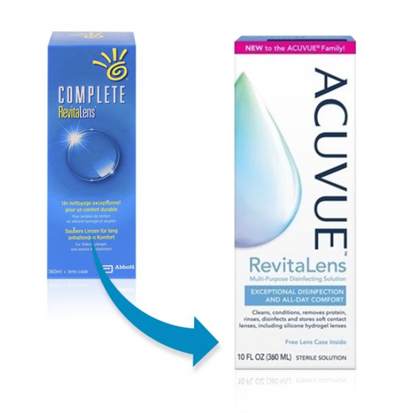 Complete/Acuvue Revitalens 360ml - Produit pour lentilles