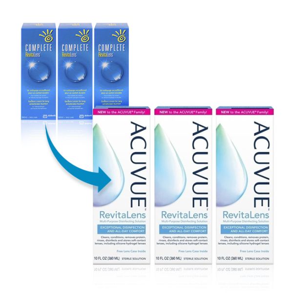 Complete/Acuvue Revitalens Multipack 3x360ml - Produit pour lentilles