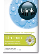 Blink lid clean