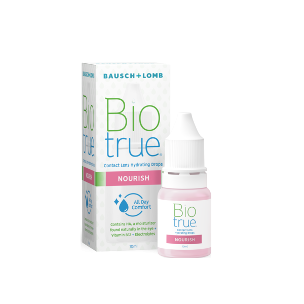 Biotrue Nourish drops 10ml - Produit pour lentilles