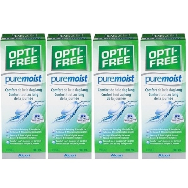 Opti-free Pure Moist 4x300ml - Produit pour lentilles