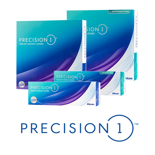 Precision 1 lentilles de contact